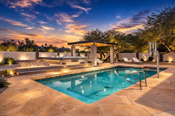 Modern estate w/heated pool & outdoor kitchen - Image 1