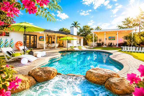 Villa w/heated pool, spa & putt‑putt